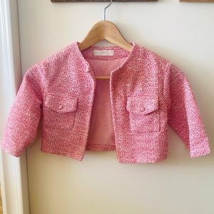 Mango kids tweed jacket size 4/5